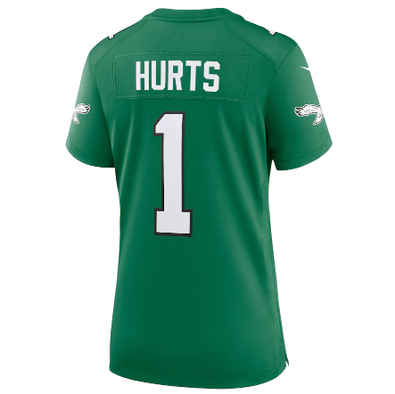 Philadelphia Eagles Kelly Green Women's Jersey