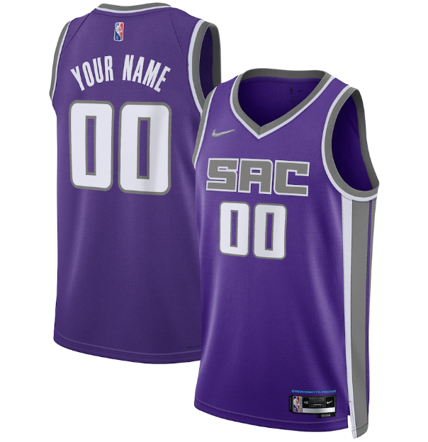 Sacramento Kings Icon Edition Diamante 75th Jersey