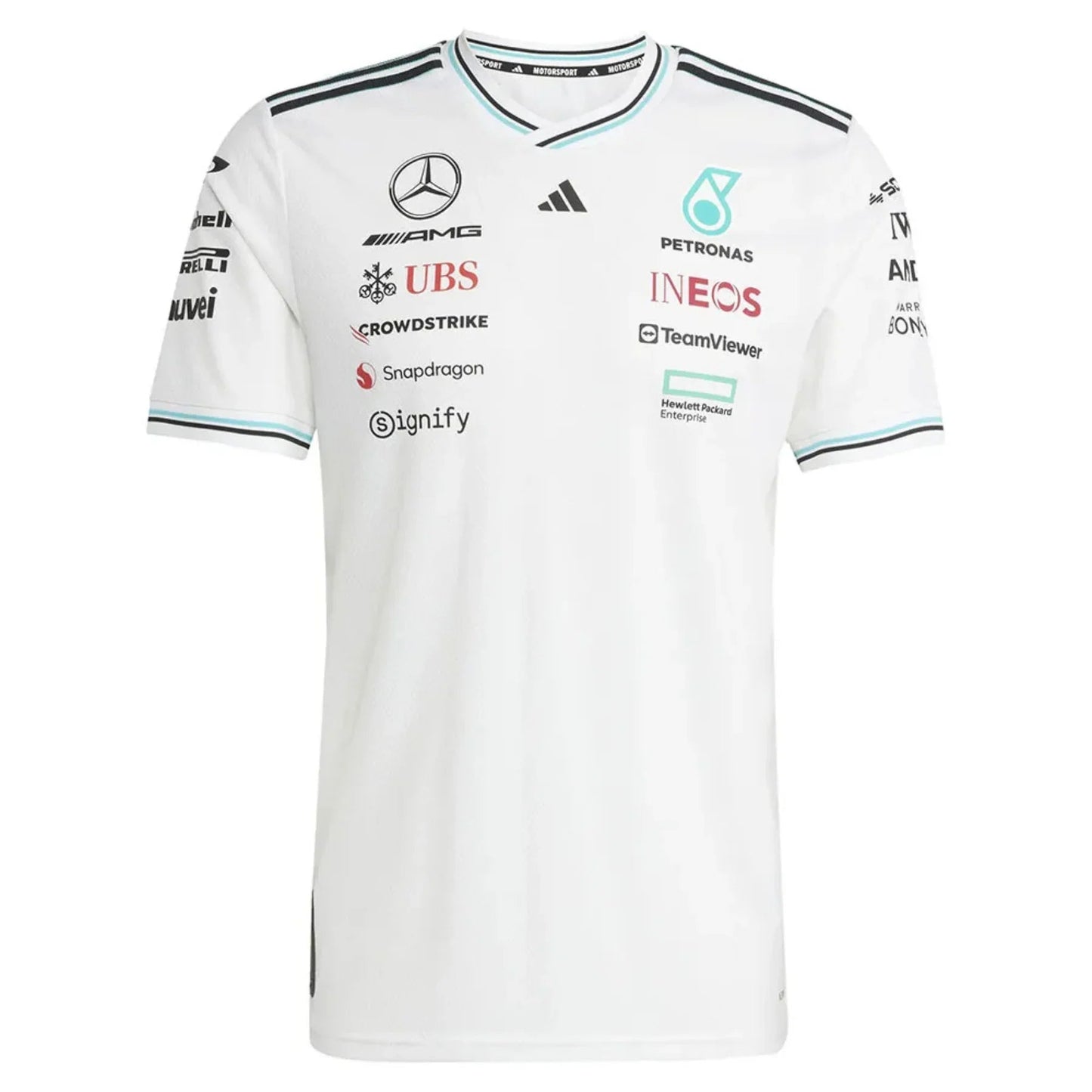 Mercedes 2025 White Jersey