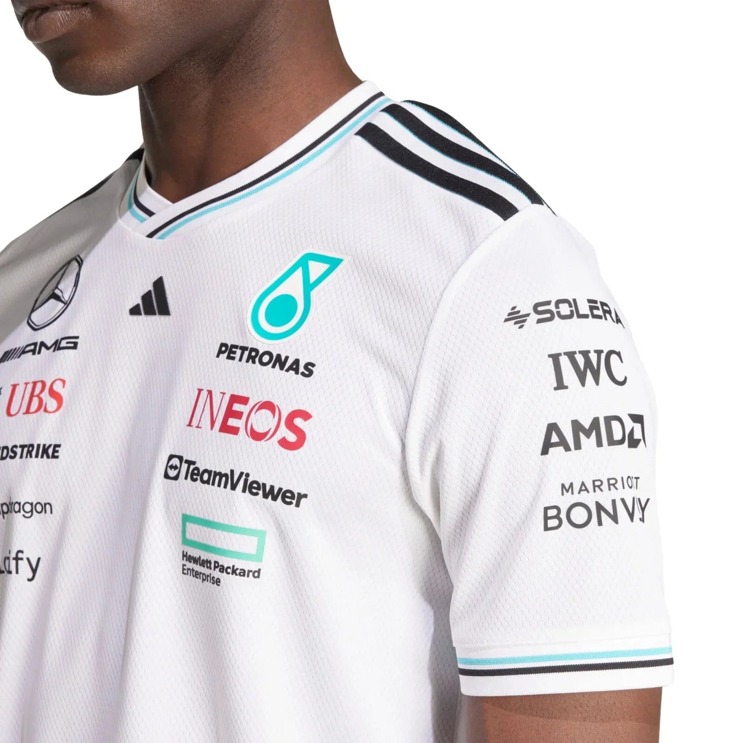Mercedes 2025 White Jersey