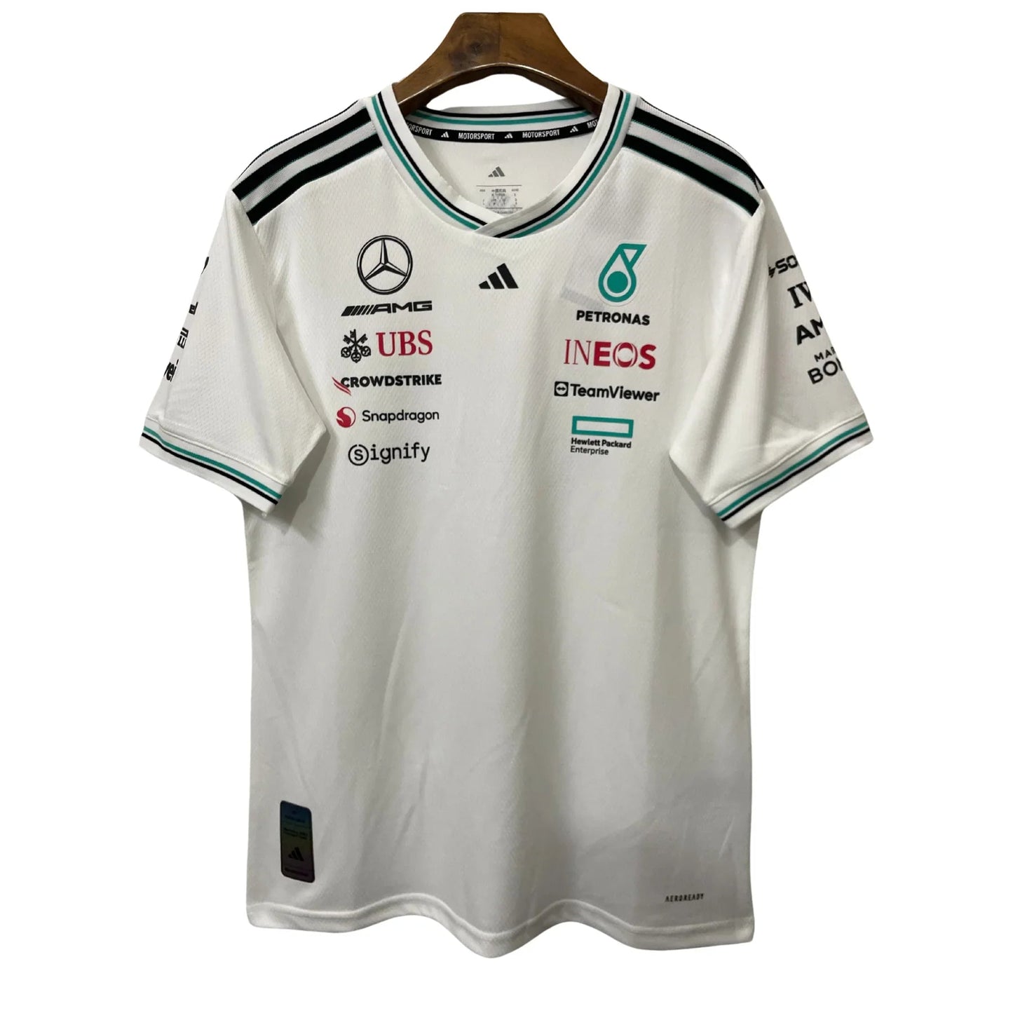 Mercedes 2025 White Jersey