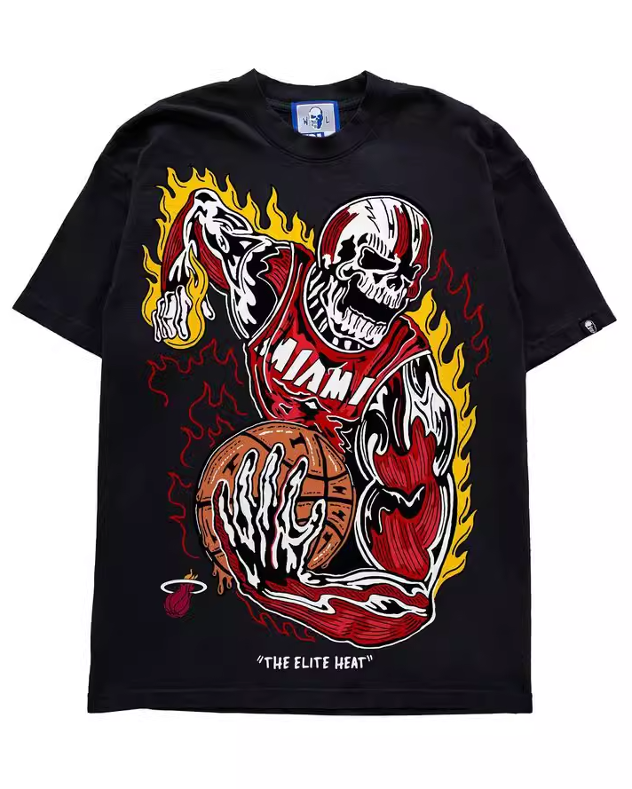 Warren Lotas NBA Miami Heat "Hold the Ball" Tee