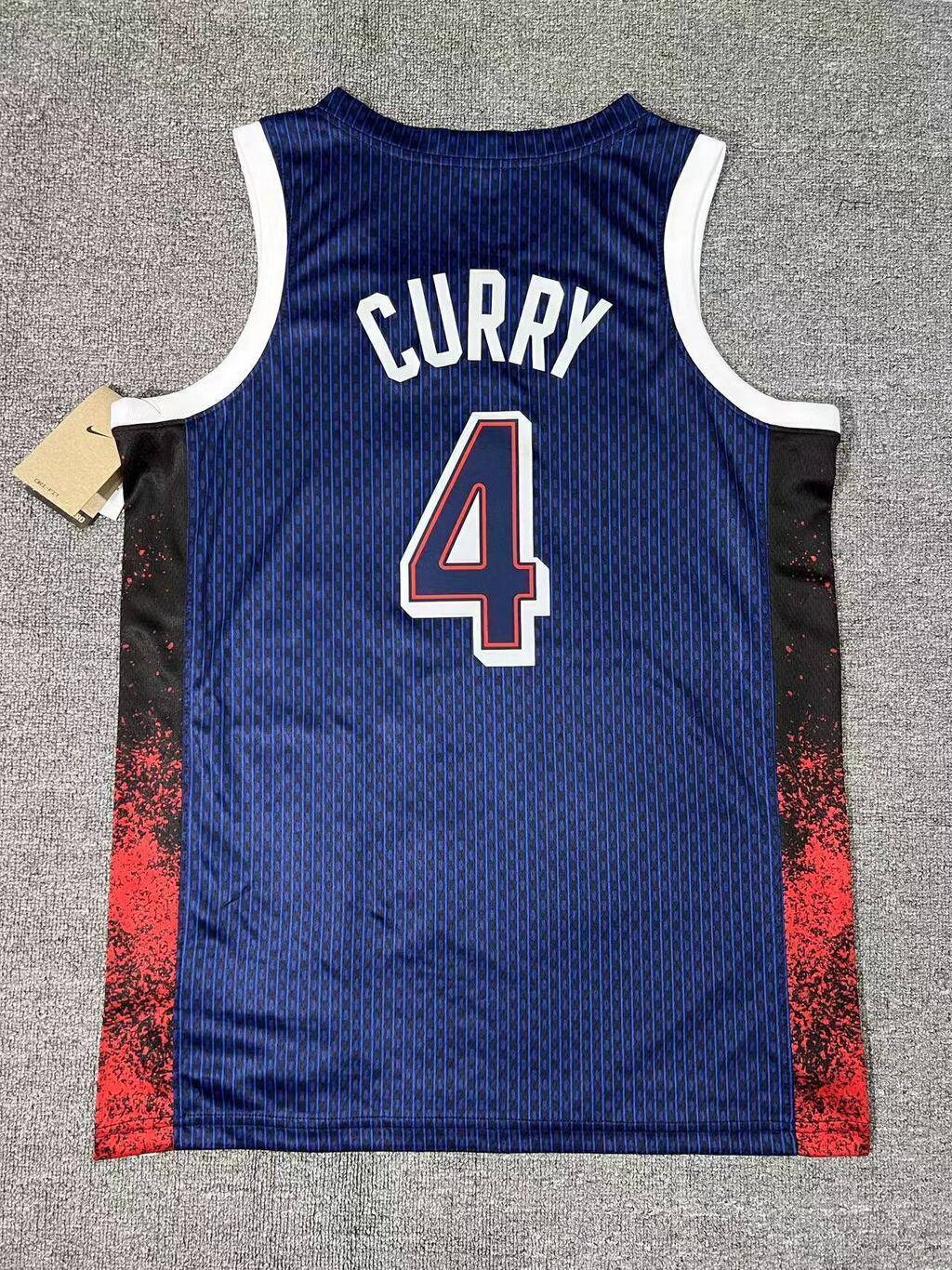 USA Team Olympics Paris 2024 Dream Team Blue Jersey