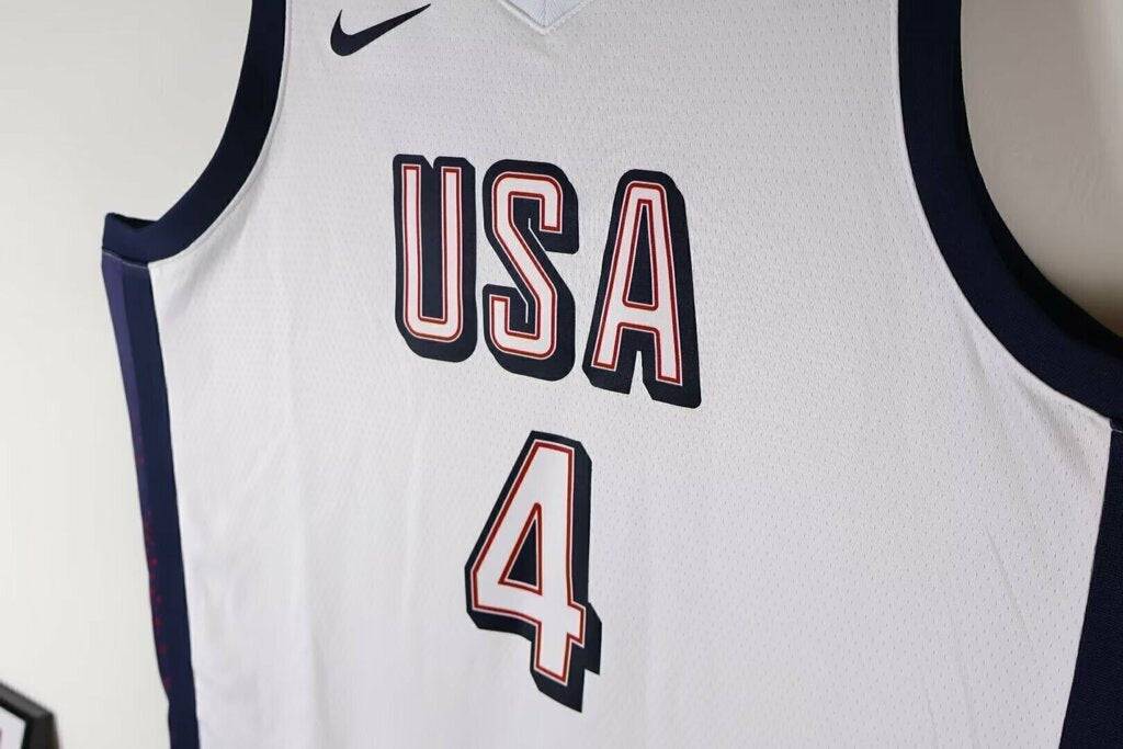 USA Team Olympics Paris 2024 Dream Team White Jersey