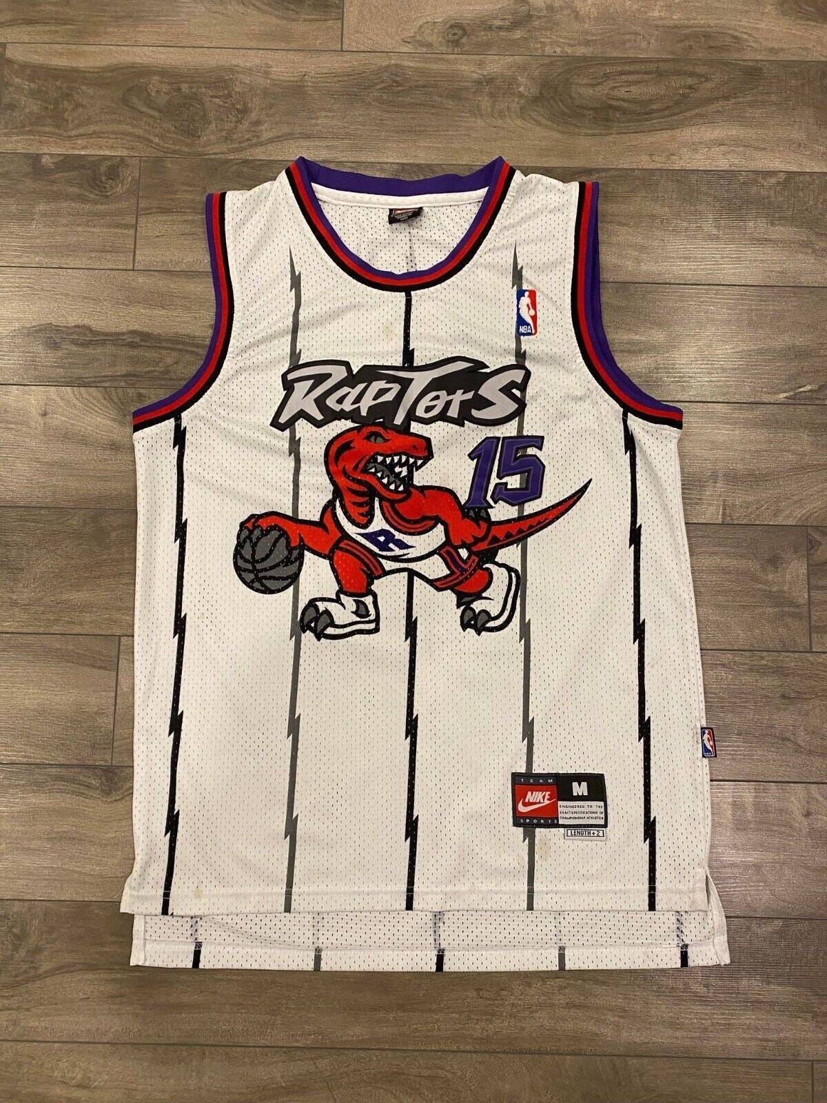 Toronto Raptors White- Vince Carter 01' Jersey