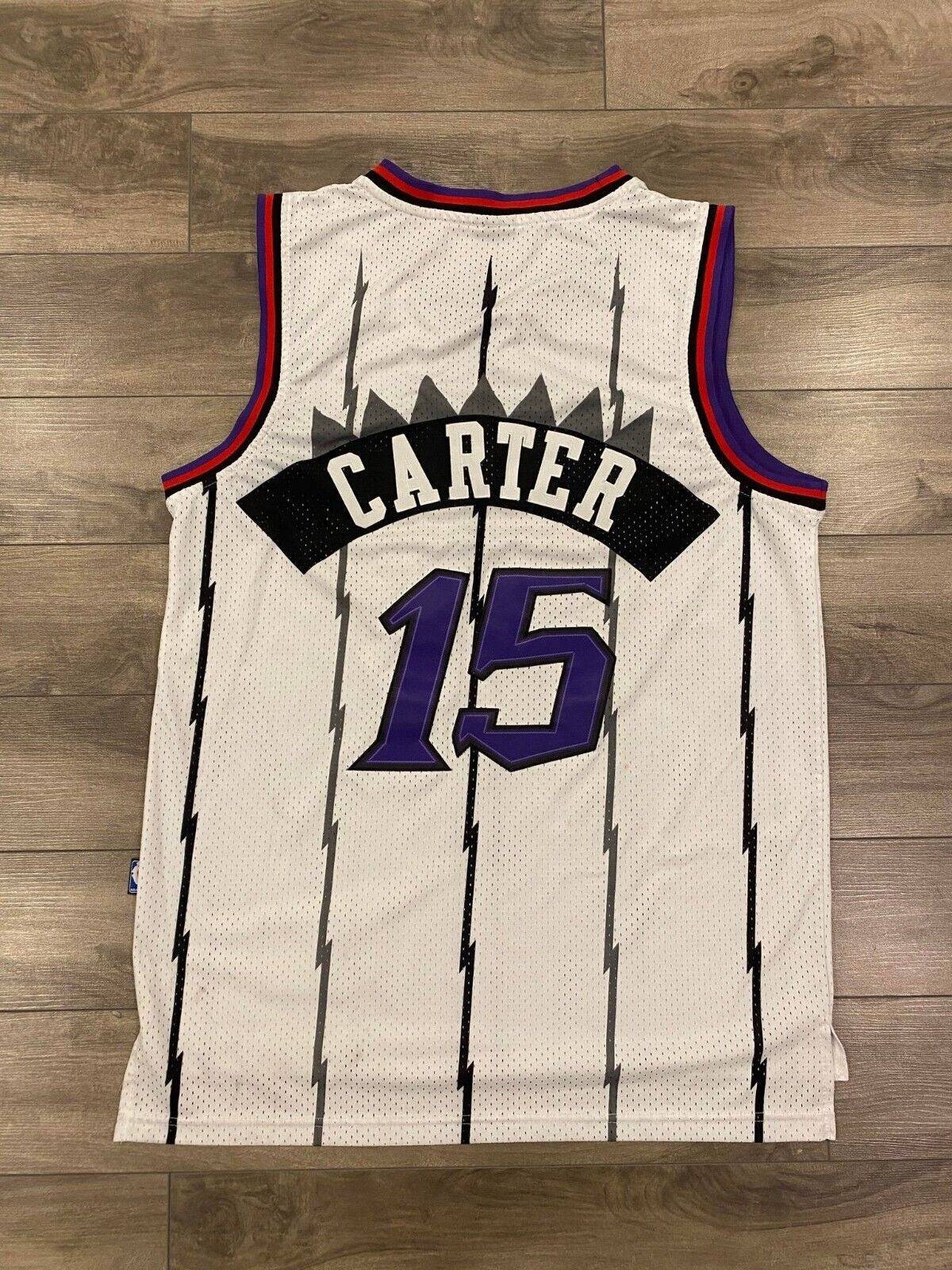 Toronto Raptors White- Vince Carter 01' Jersey
