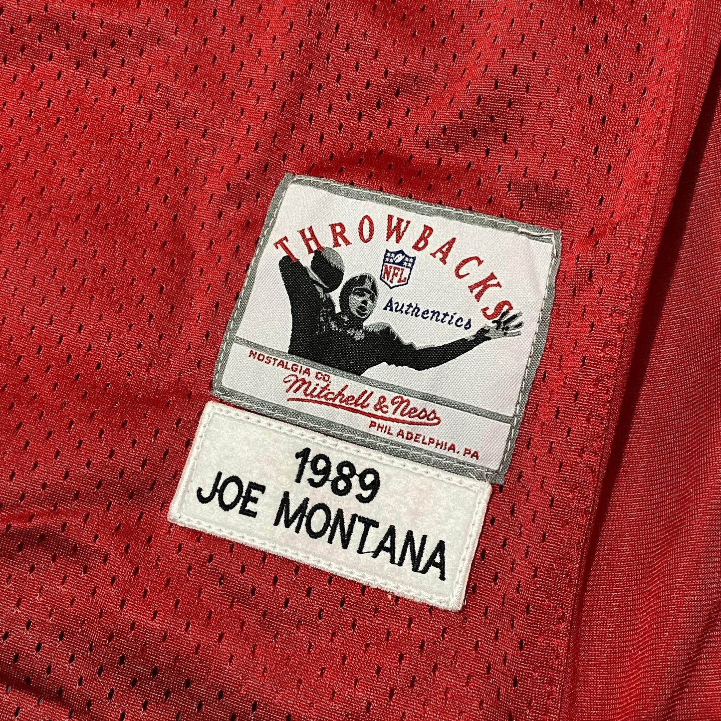 1989 San Francisco 49ers Joe Montana 16 Jersey