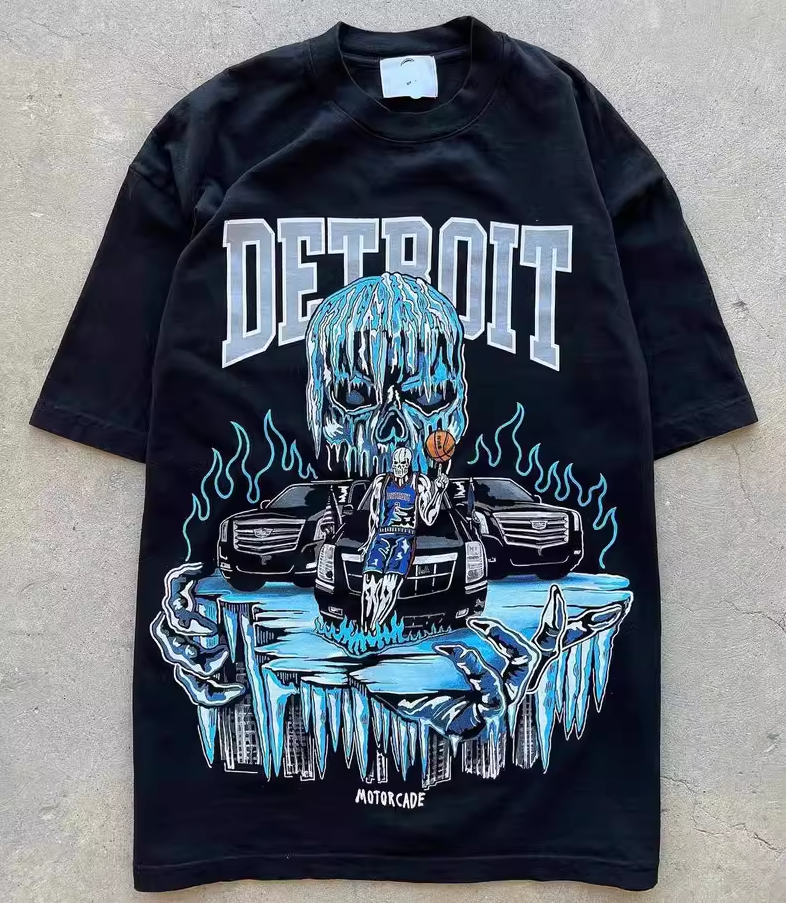 Warren Lotas NBA Detroit Pistons "Motorcade" Tee