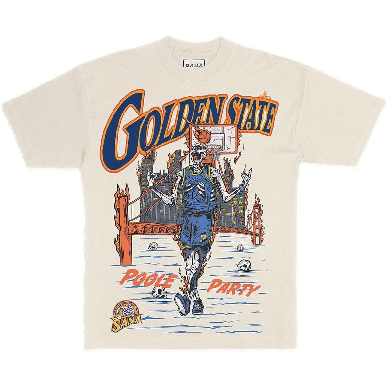Warren Lotas NBA Golden State Warriors "Poole Party" Tee