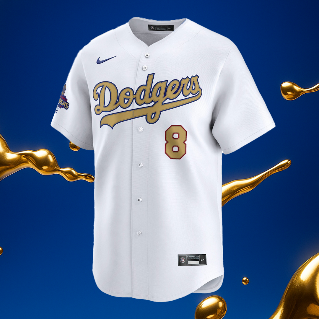 Dodgers Edition World Series 2025 Gold Jersey