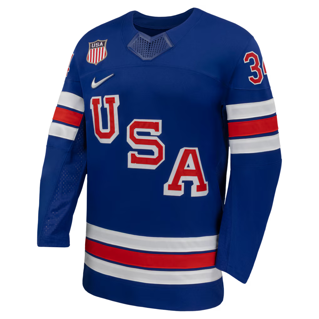 USA Winter Olympics 2026 Blue Jersey