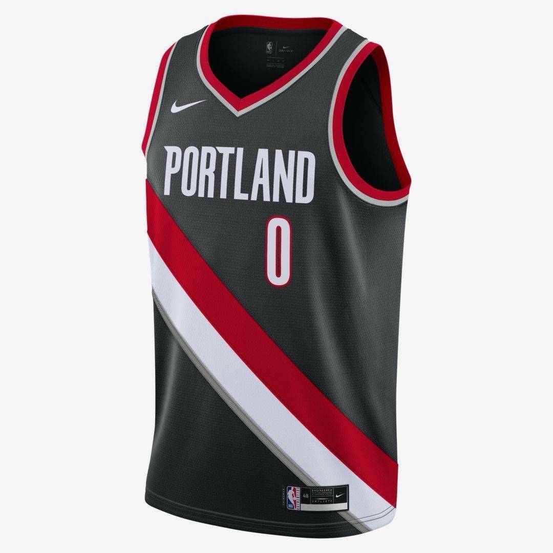 Portland Trail Blazers Icon Edition Damian Lillard Jersey