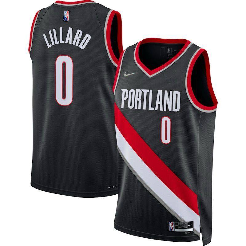 Portland Trail Blazers Icon Edition Damian Lillard Jersey
