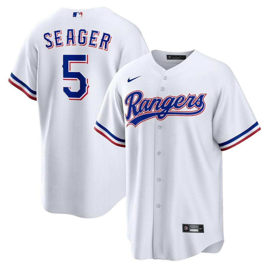 Texas Rangers White Corey Seager Jersey