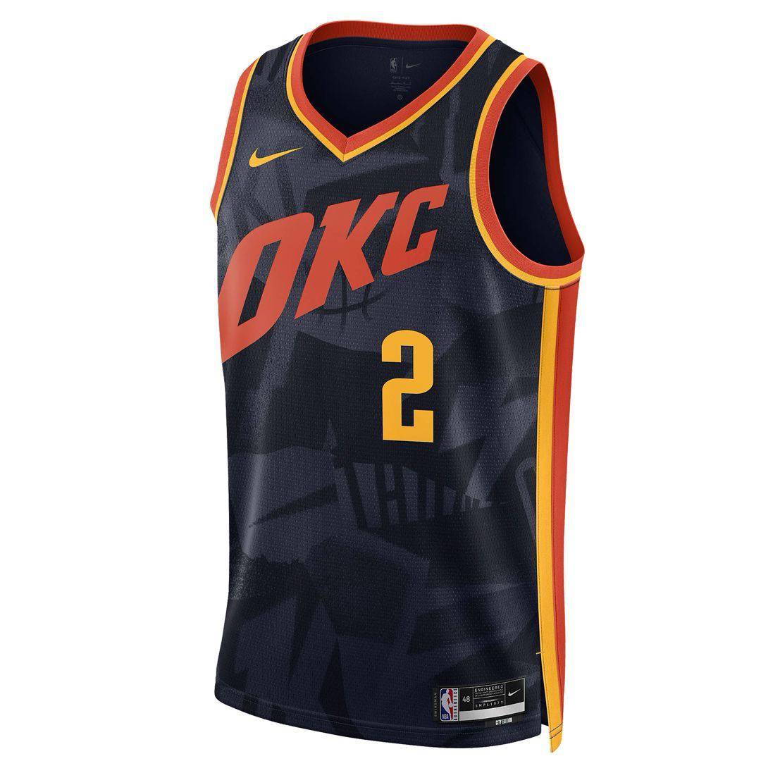 Oklahoma City Thunder City Edition Black Shai Gilgeous-Alexander Jersey