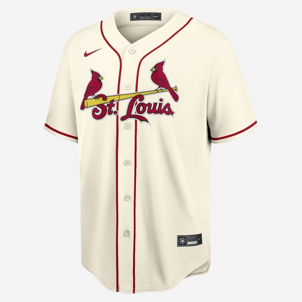 Saint Louis Cardinals Cream Jersey