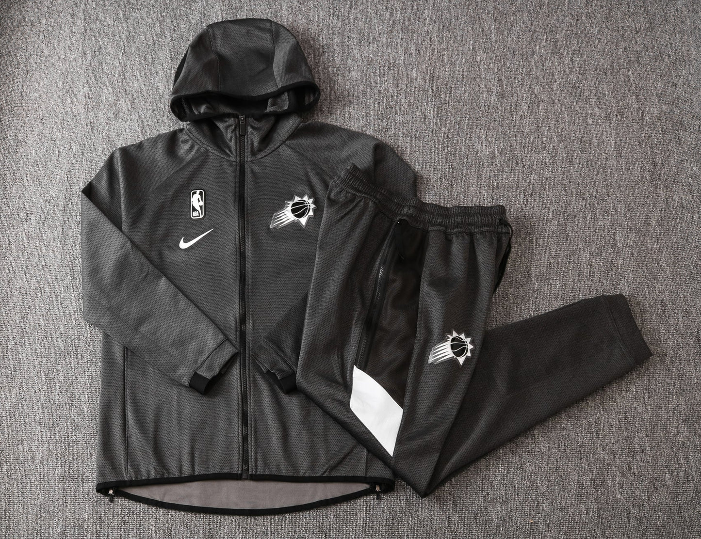 Phoenix Suns NBA Therma Flex Black Training Tracksuit