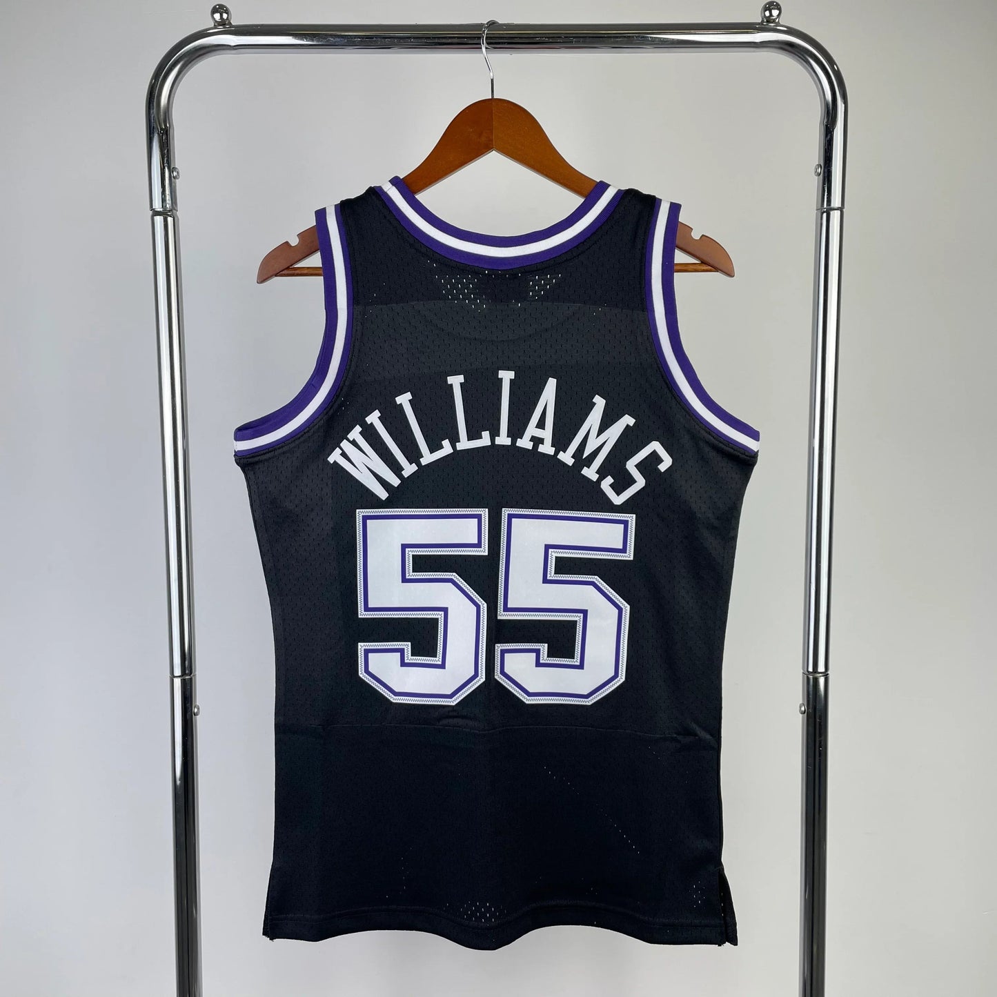 Swingman Sacramento Kings Mitchell & Ness Hardwood Classics 2001/02 Black Jersey