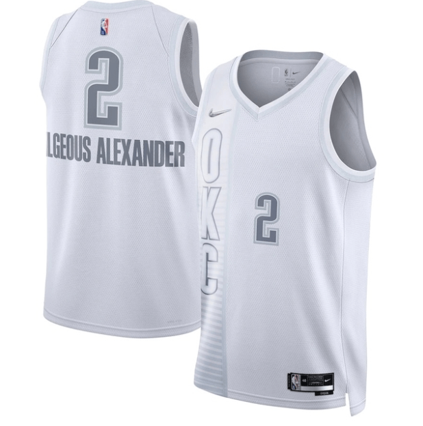 Oklahoma City Thunder City Ediiton Diamante 75th Jersey
