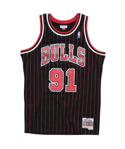 Swingman Chicago Bulls Mitchell & Ness Hardwood Classics 1995/96 Red/Black Jersey
