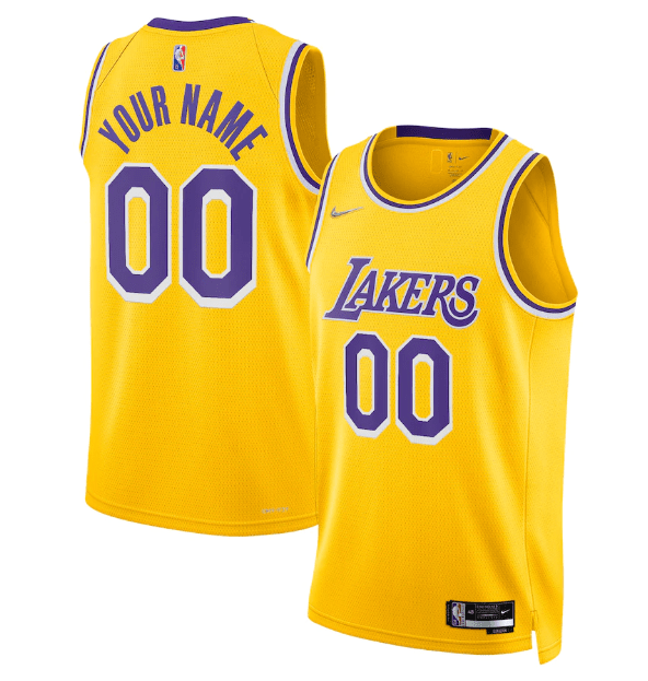 Los Angeles Lakers Icon Edition Diamante 75th Jersey