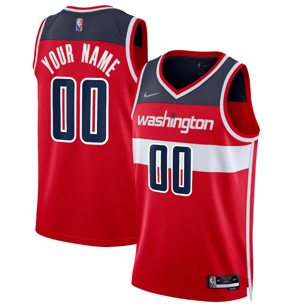 Washington Wizards Icon Edition Diamante 75th Jersey