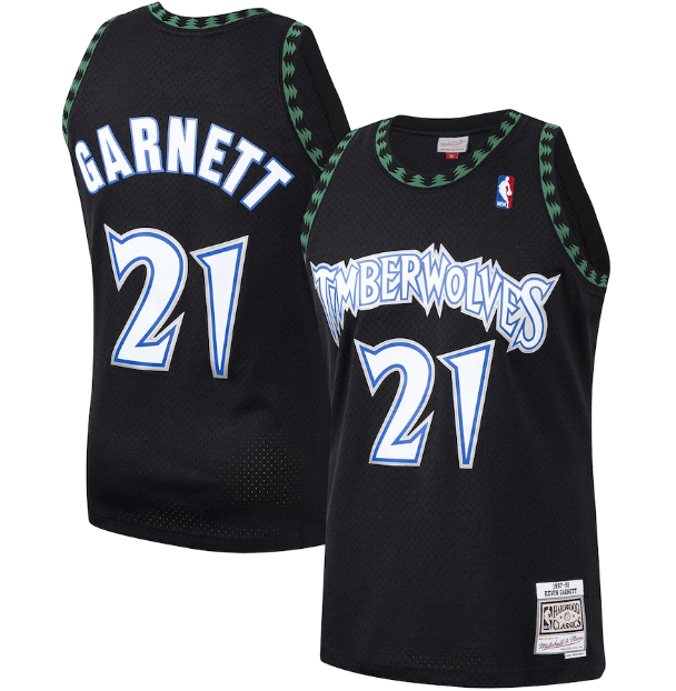 Swingman Minnesota Timberwolves Mitchell & Ness Hardwood Classics 1997/98 White Jersey