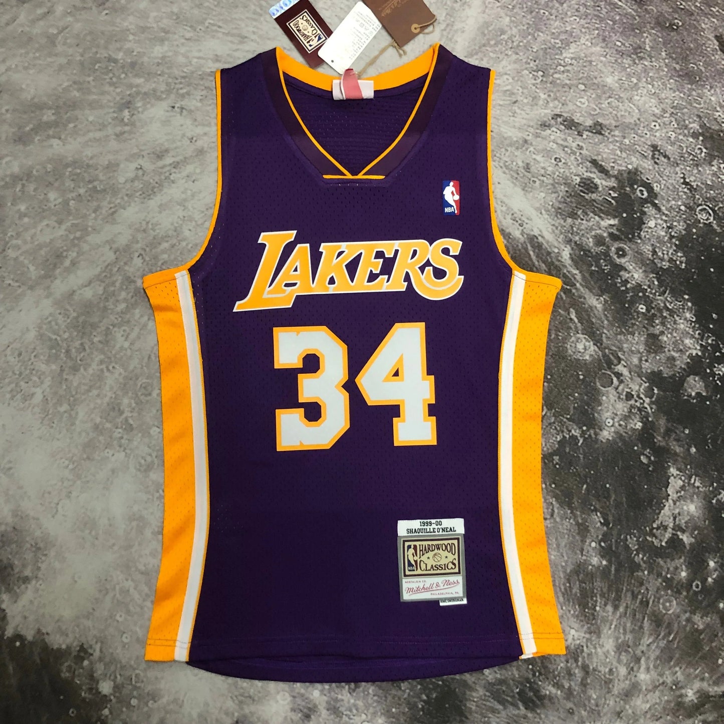 Swingman Los Angeles Lakers Mitchell & Ness Hardwood Classics 1999/00 Purple Jersey