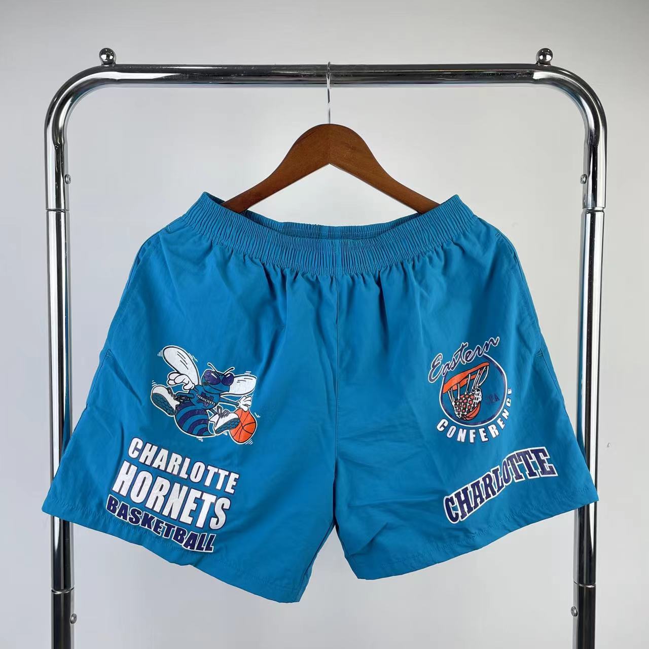 Charlotte Hornets Mitchell & Ness Woven Shorts