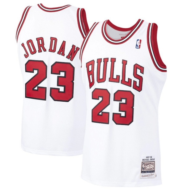 Swingman Chicago Bulls Mitchell & Ness Hardwood Classics 1997/98 White Jersey