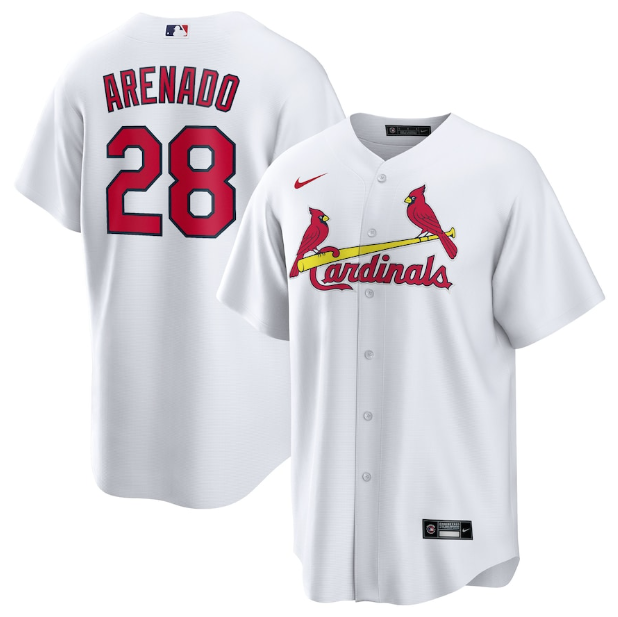 Saint Louis Cardinals White Jersey