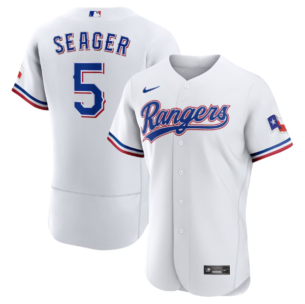 Texas Rangers Authentic White Jersey