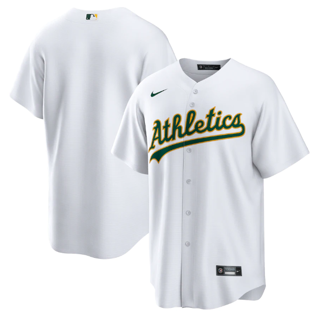Oakland Athletics White Jersey