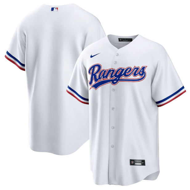 Texas Rangers White Jersey