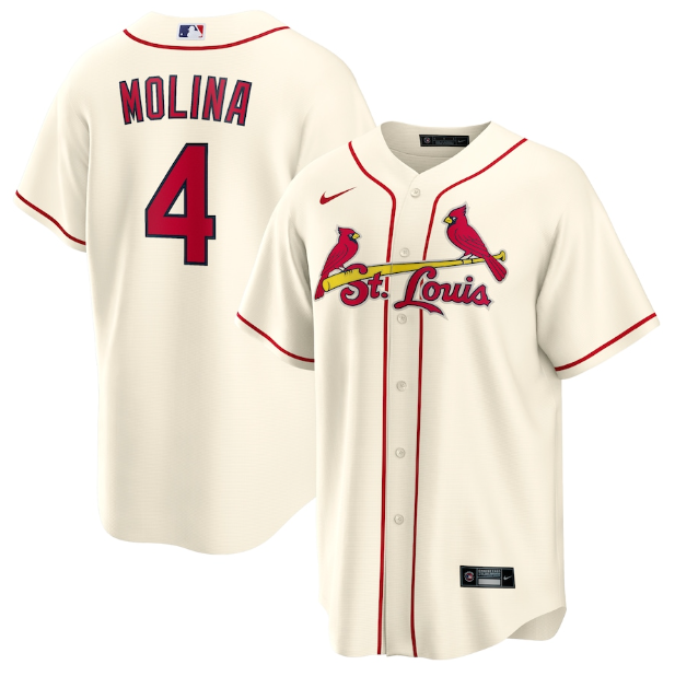 Saint Louis Cardinals Cream Jersey