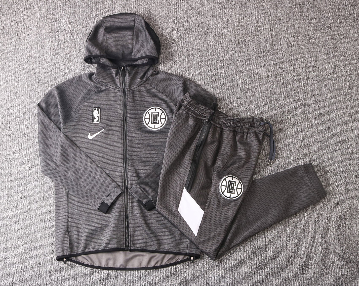 Los Angeles Clippers NBA Therma Flex Black Training Tracksuit