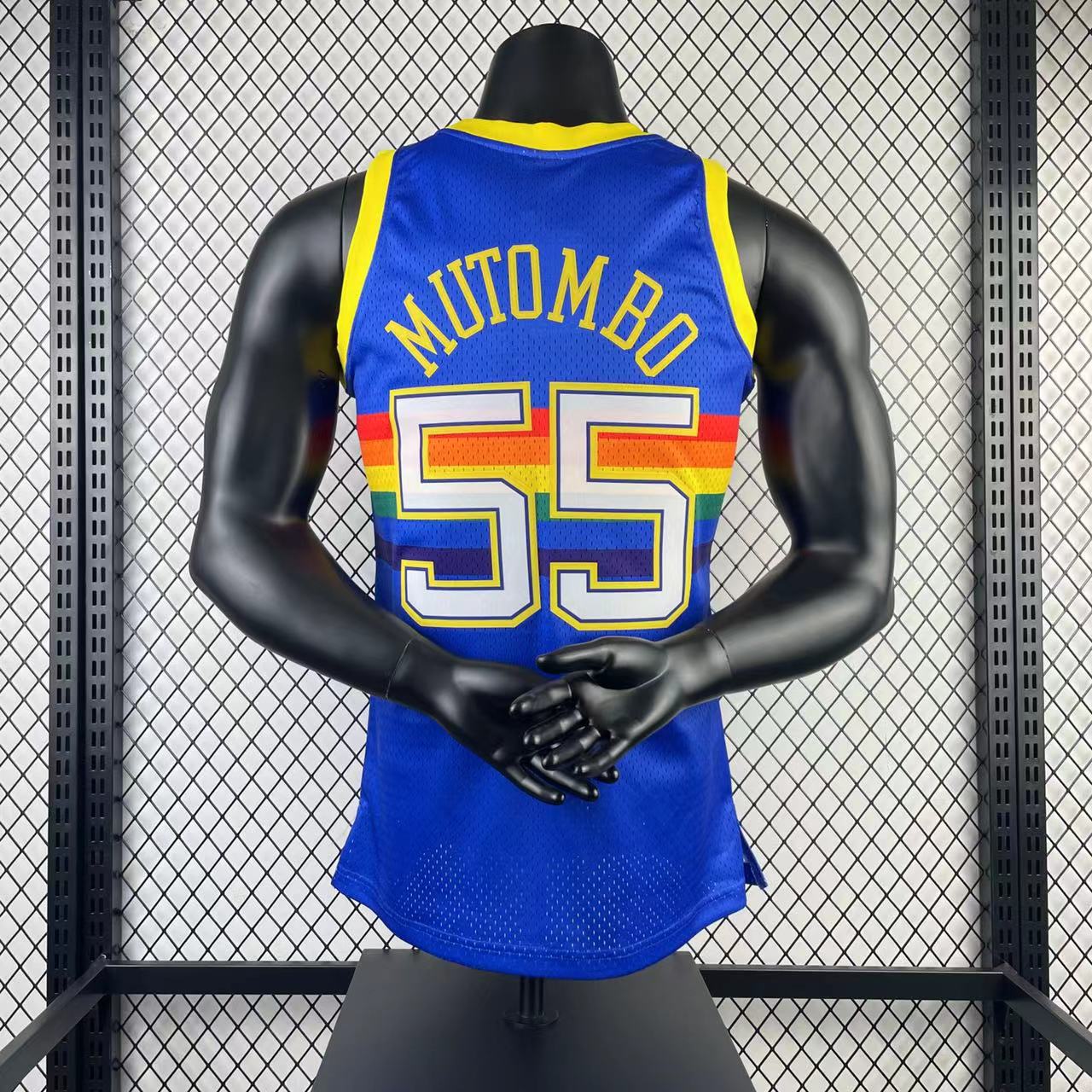 Swingman Denver Nuggets Mitchell & Ness Hardwood Classics 1991/92 Blue Jersey
