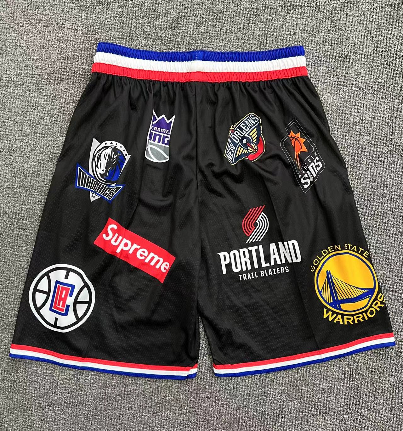 Supreme x NBA Black Shorts