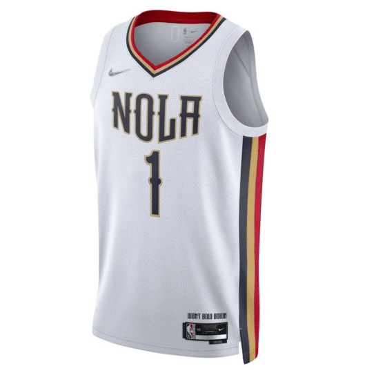 New Orleans Pelicans City Edition Diamante 75th Jersey