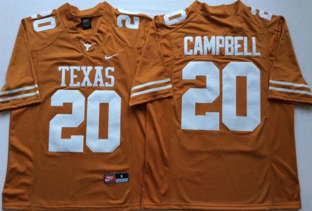 NCAA Texas Longhorns Brown Jersey