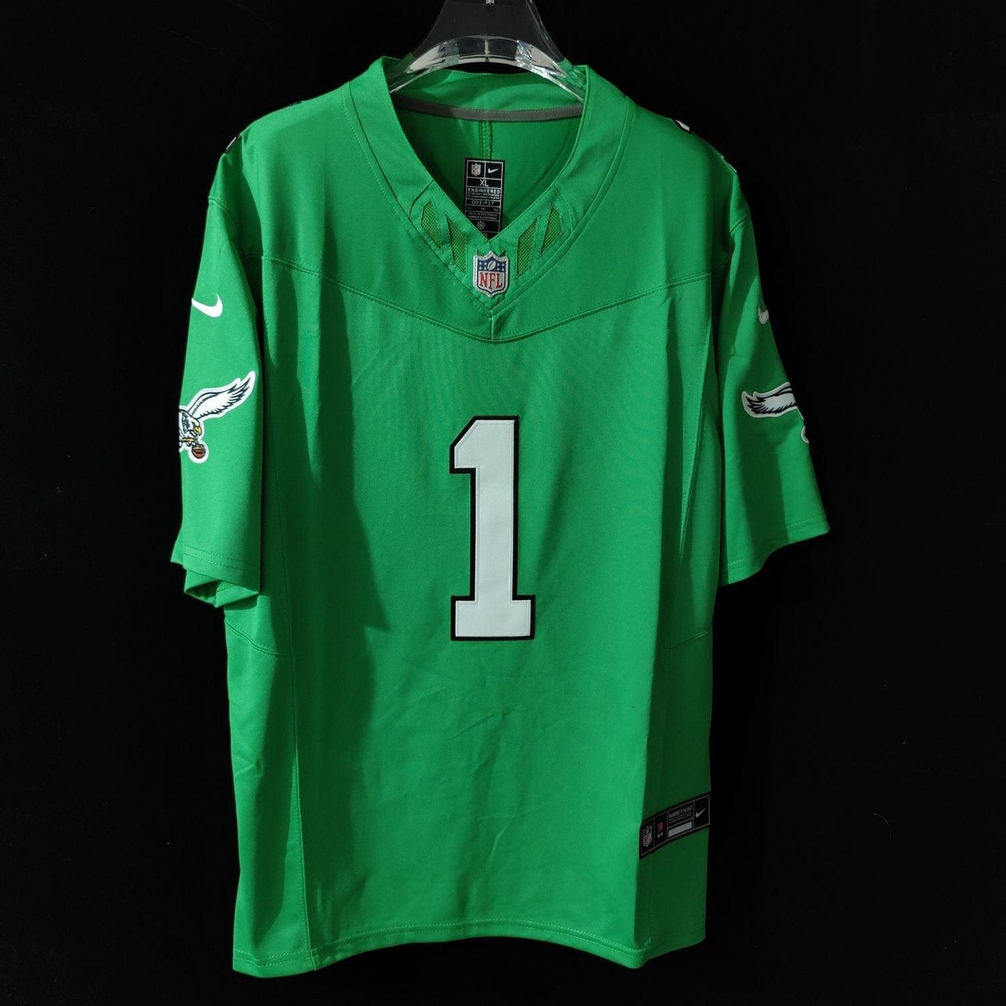 Kelly Vapor F.U.S.E Limited Philadelphia Eagles Green Jersey