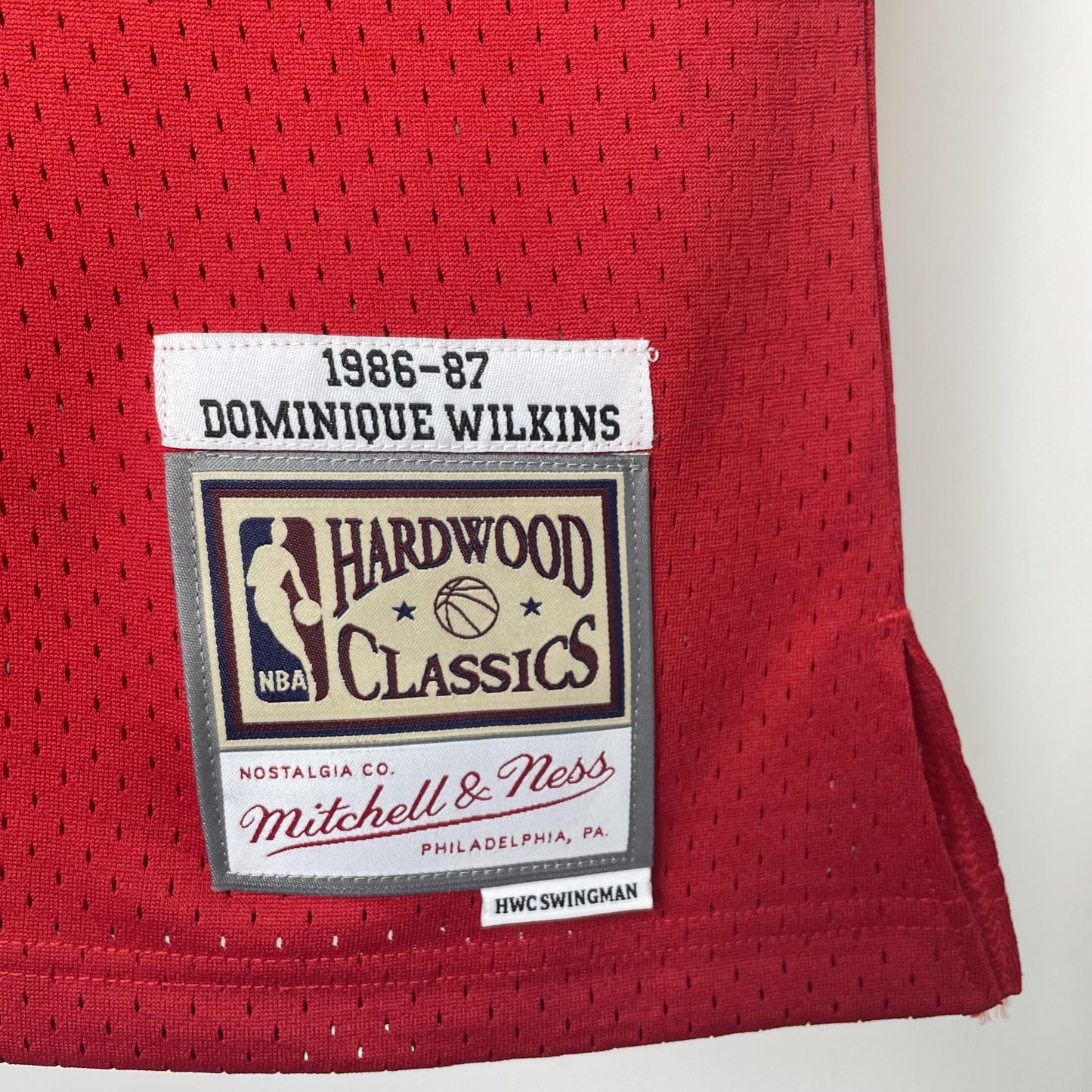 Swingman Atlanta Hawks Mitchell & Ness Hardwood Classics 1986/87 Jersey
