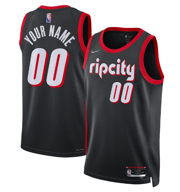 Portland Trail Blazers City Edition Diamante 75th Jersey
