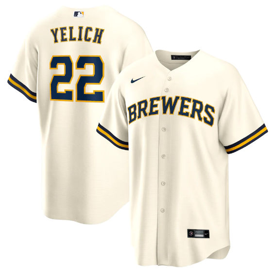 Milwaukee Brewers Cream Jersey
