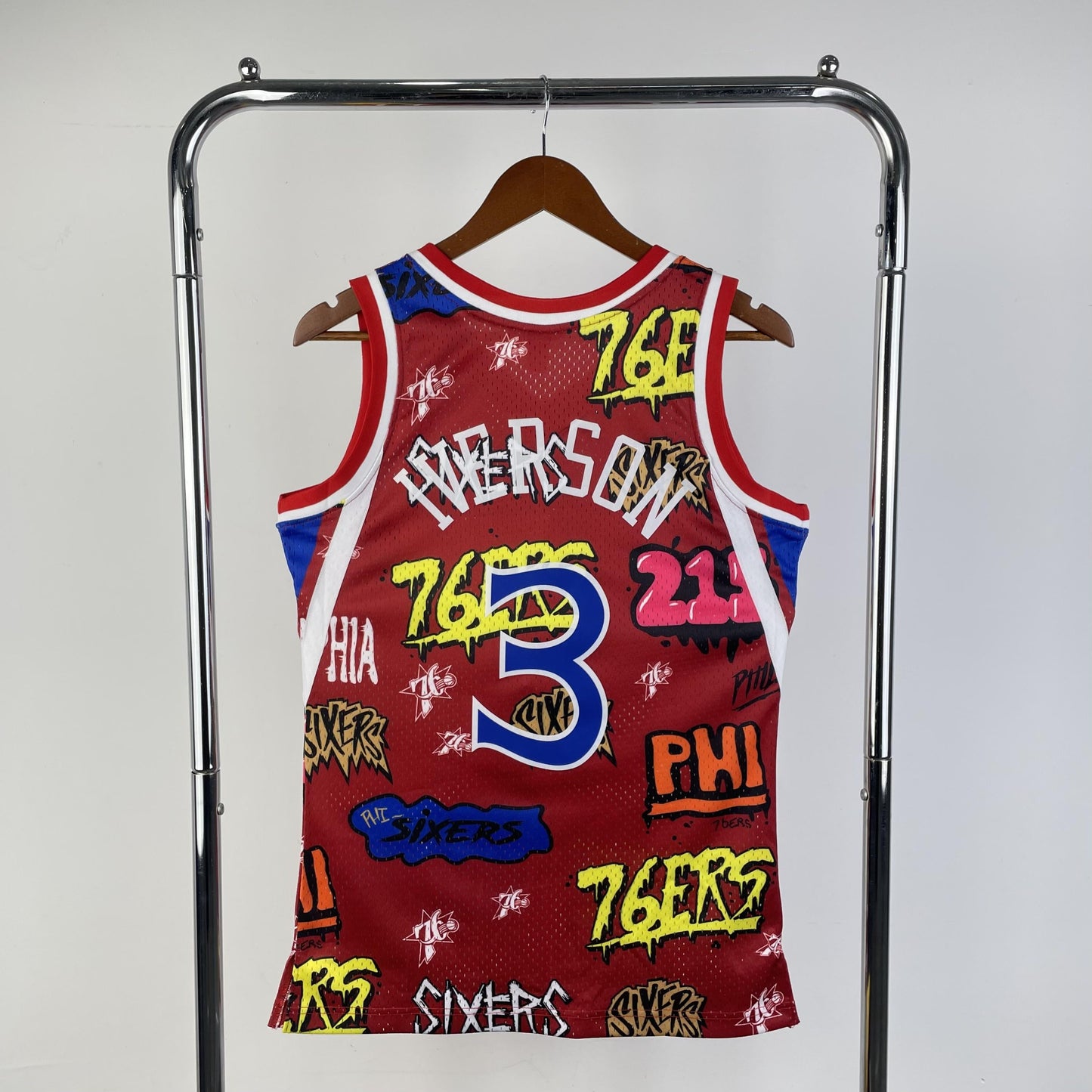 Swingman Slap Sicker Philadelphia 76ers Mitchell & Ness 1996/97 Jersey