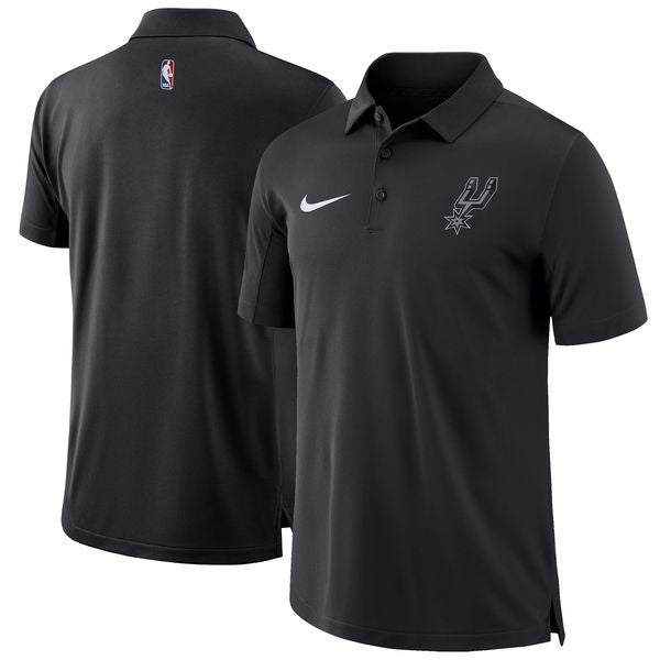 San Antonio Spurs Black Polo