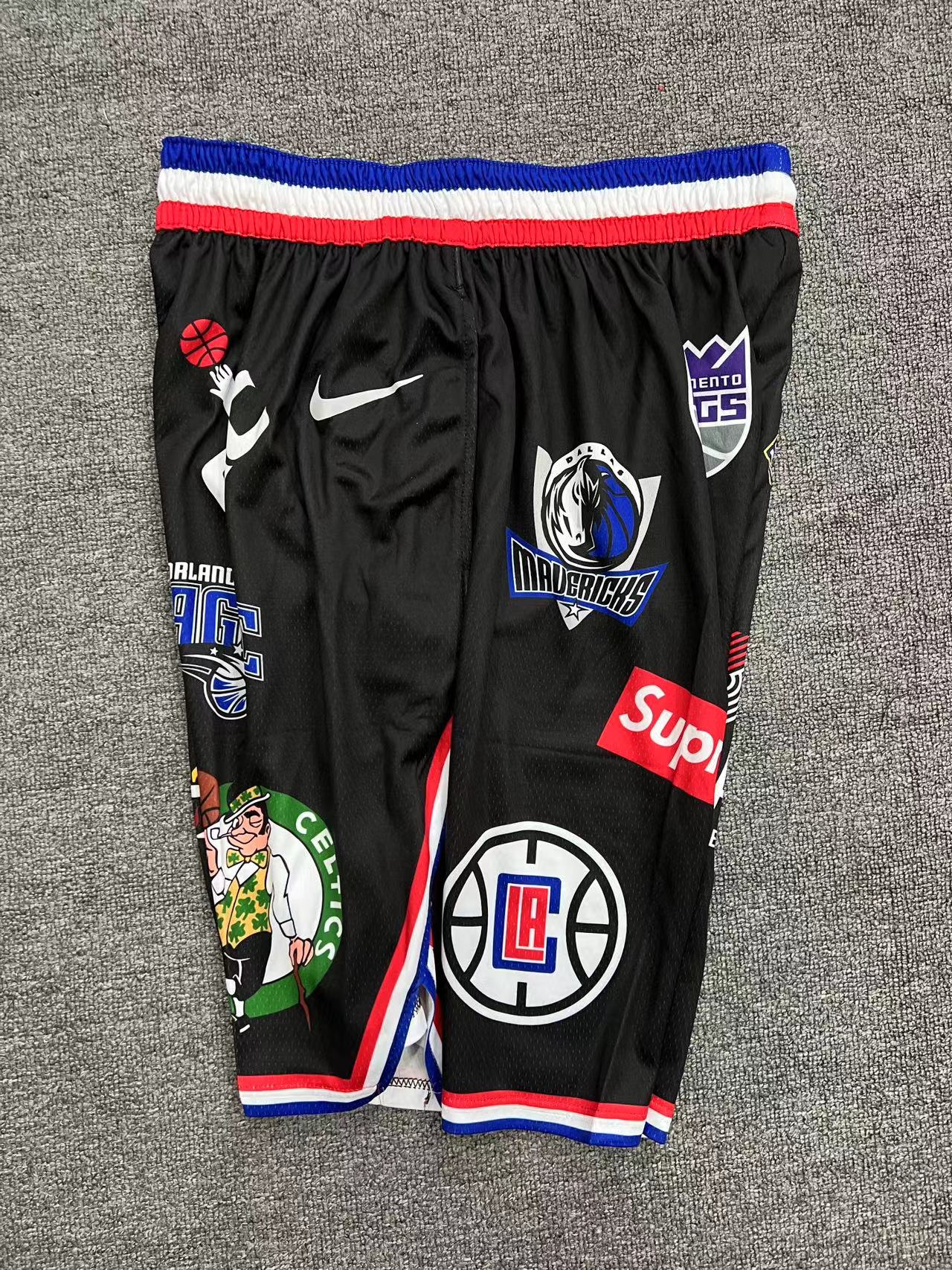 Supreme x NBA Black Shorts
