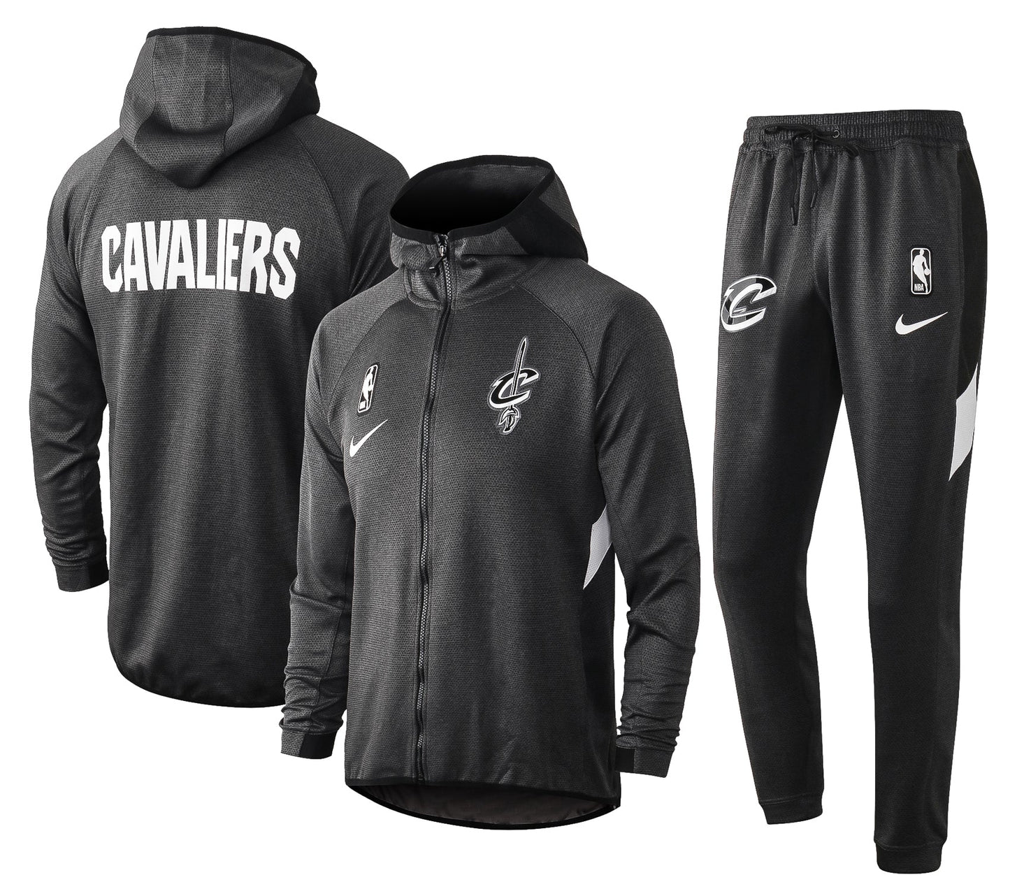 Cleveland Cavaliers NBA Therma Flex Black Training Tracksuit