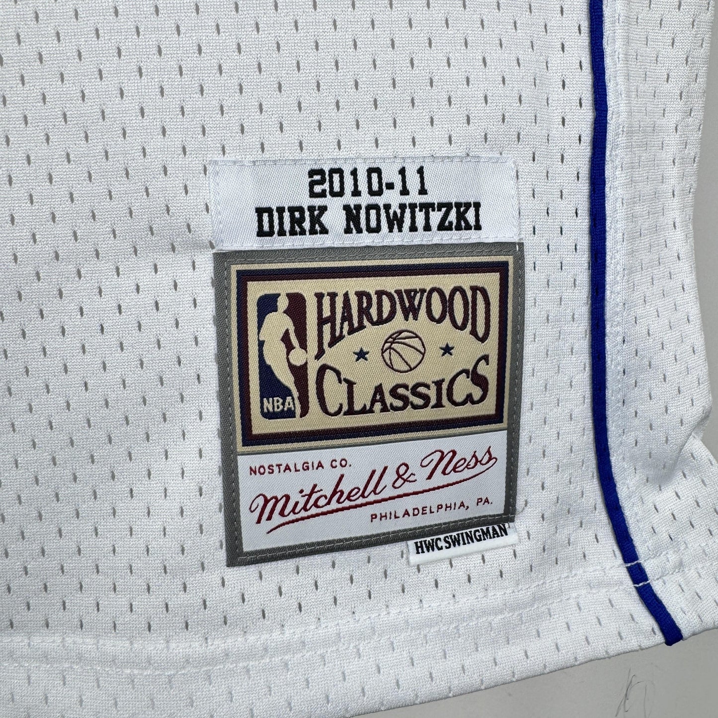 Swingman Dallas Mavericks Mitchell & Ness Hardwood Classics 2010/11 Jersey