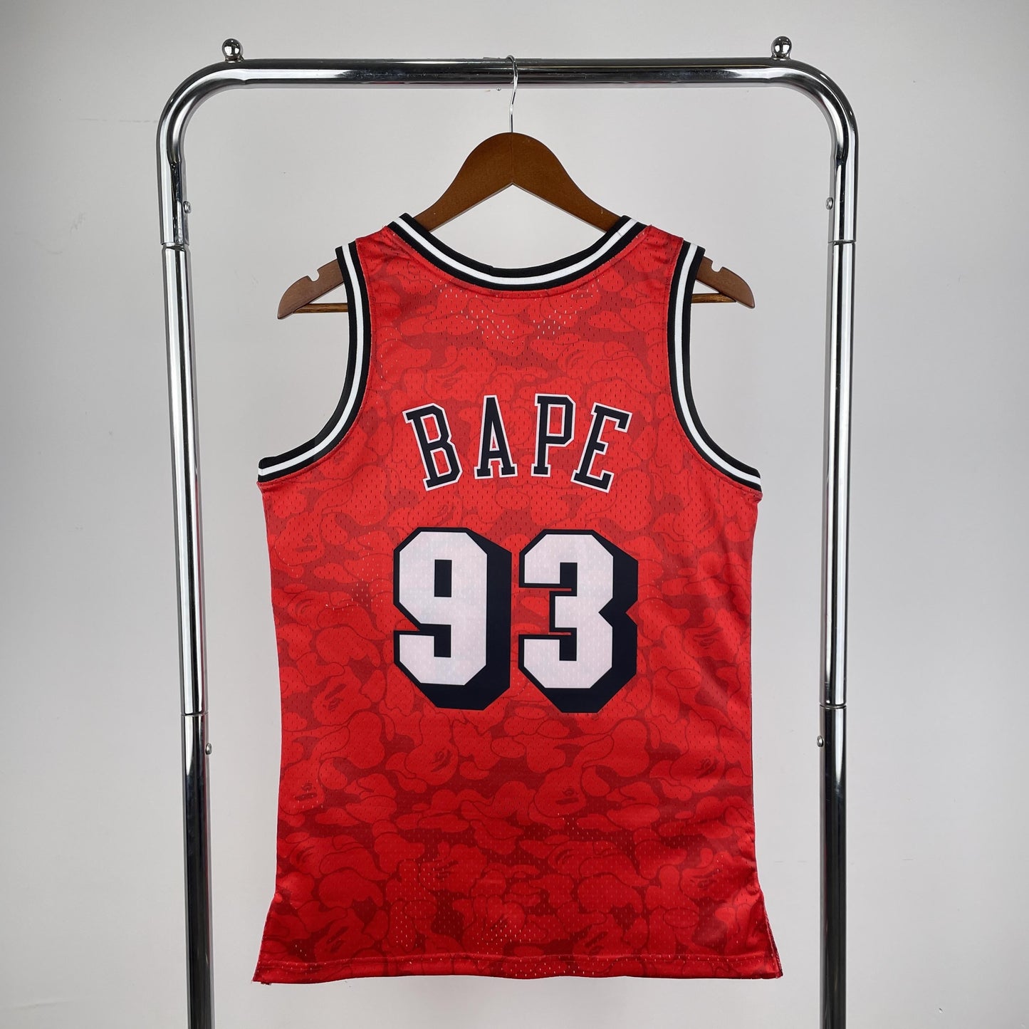 Swingman BAPE x Miami Heat Mitchell & Ness Hardwood Classics 1993 Jersey